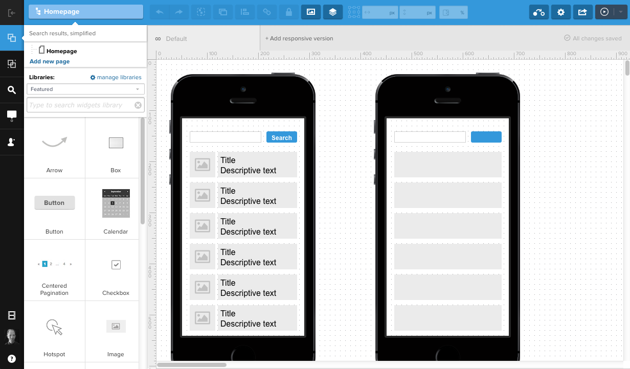 UXPin Screenshot