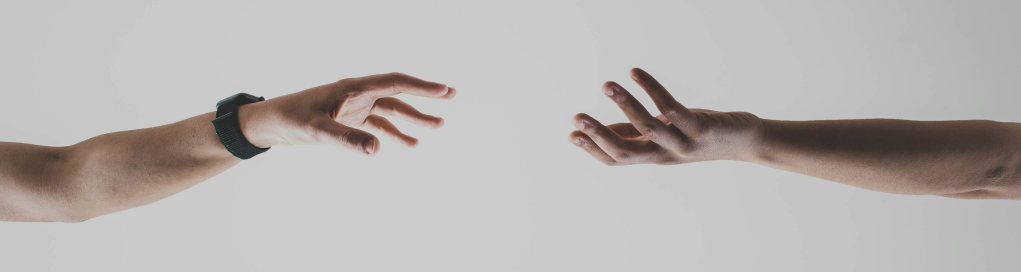 Hand Reaching AI Evolution